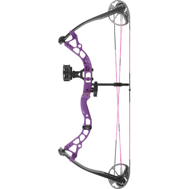 Diamond Atomic Purple 12-24" 29lbs LH Bow Package