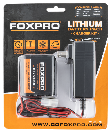 FoxPro Lithium 10 Fast Charger Battery Combo
