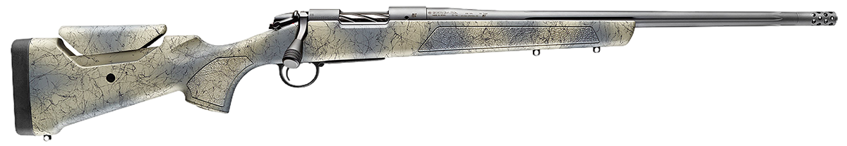 Bergara B-14 Wilderness Sierra 6.5PRC 3+1 20" Fluted Threaded Barrel w/Brake Steel Receiver Syn Stock w/Adj Comb B14SM809