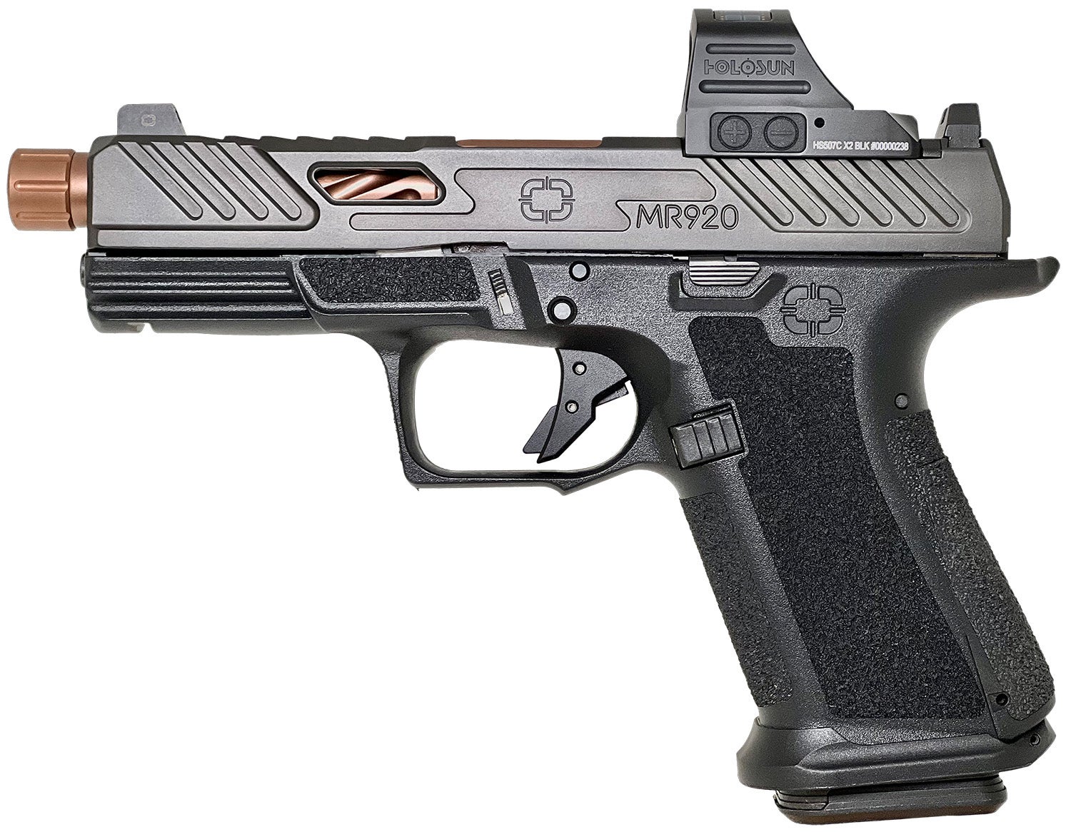 Shadow Systems MR920 Elite 9MM Pistol 4" Black w/Holosun SS1009H