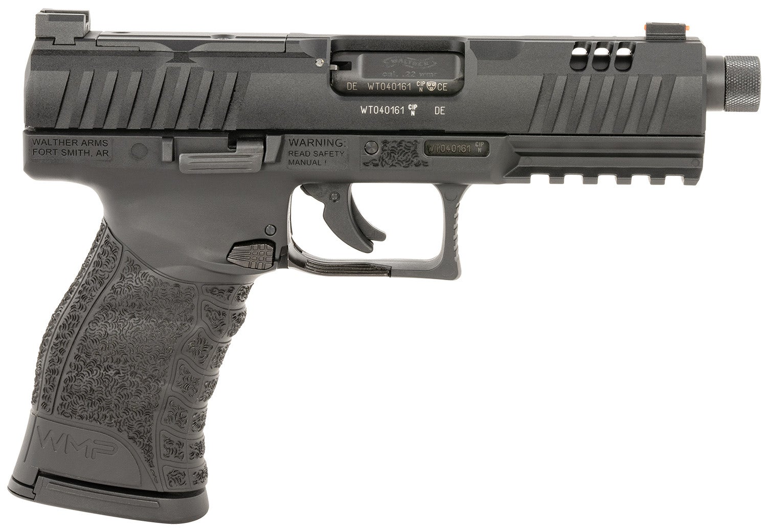 Walther WMP SD 22 WMR Pistol 4.9" Black 5220301