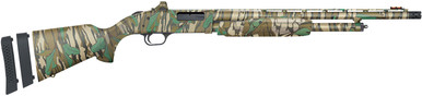 Mossberg 500 Super Bantam Turkey 20 Gauge 5+1 3" 20"Mossy Oak Green Leaf RH Pump Action Shotgun with Holosun 407K Red Dot