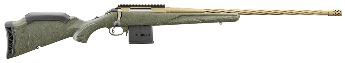 Ruger American Predator Gen II .350 Legend 5+1 22" Fluted Threaded Barrel w/Brake Steel Rec w/Rail Syn Stock w/Adj LOP 46936