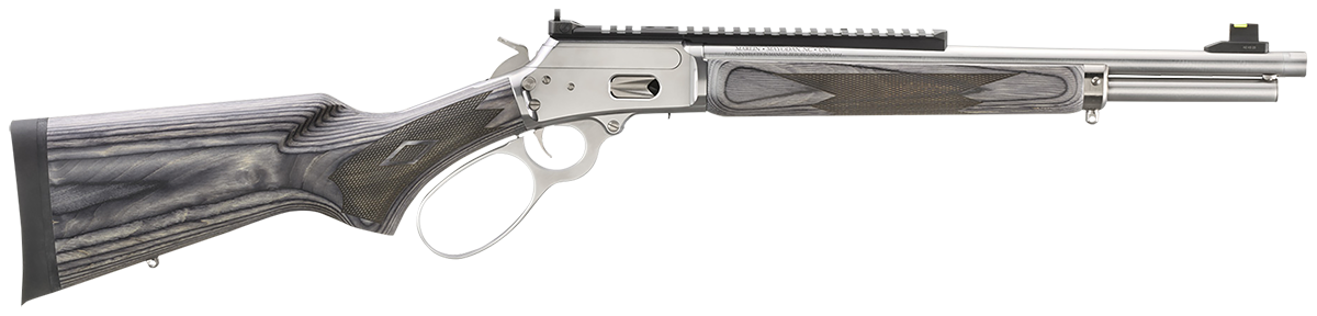 Marlin 1894 Lever Action Rifle .357MAG 8+1 16.1" Threaded SS Barrel SS Receiver w/Rail FO Front/Ghost Ring Rear Sight 70433