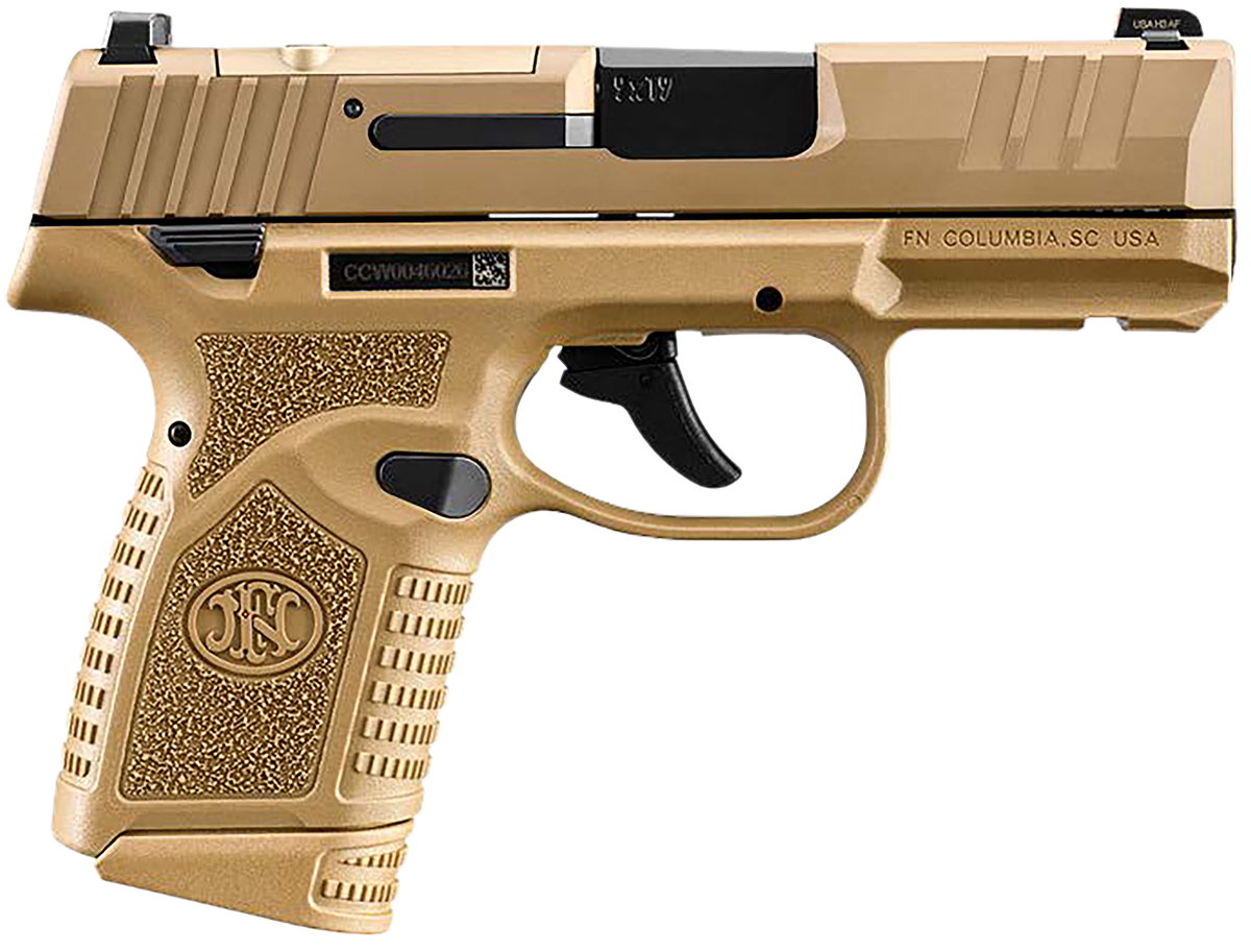 FN Reflex MRD 9mm Luger 15+1/11+1 3.30" Bbl Optic Ready Steel Slide Polymer Frame Tritium Sights Picatinny Rail SAO FDE 66101419