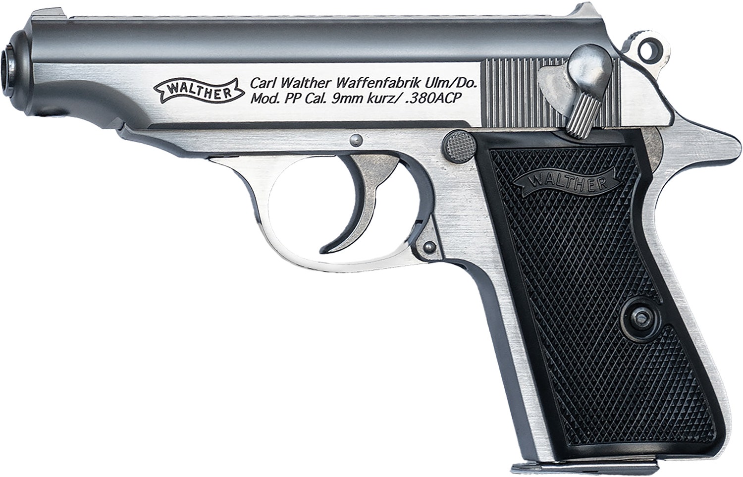Walther PP 32 ACP Pistol 3.9" Stainless 4796029