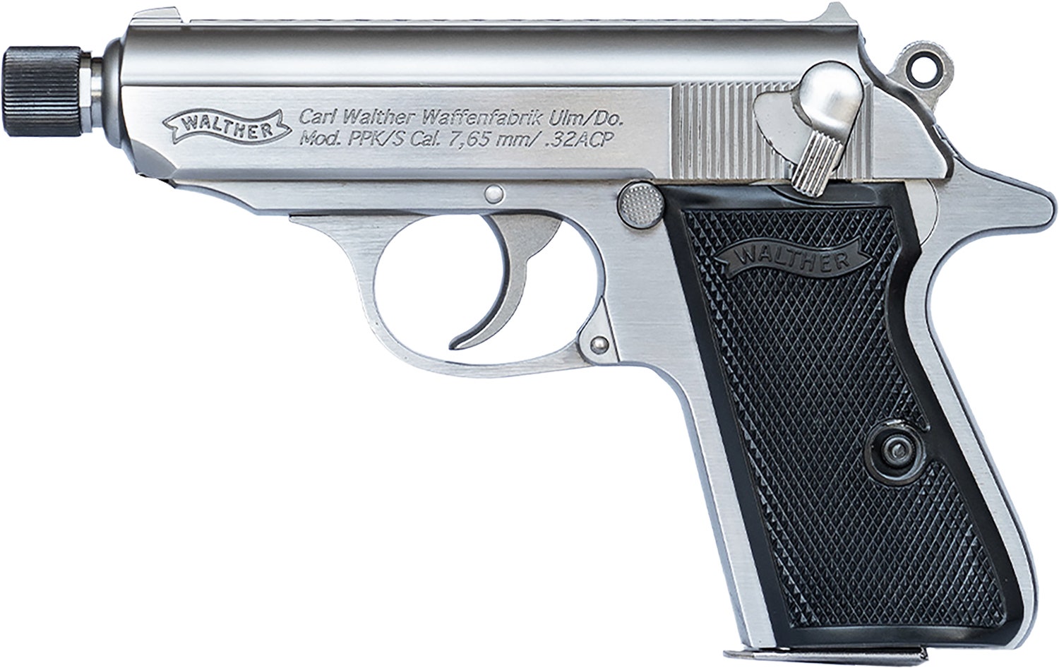 Walther Arms PPK/S SD 32 ACP Pistol 3.3" Stainless 4796044