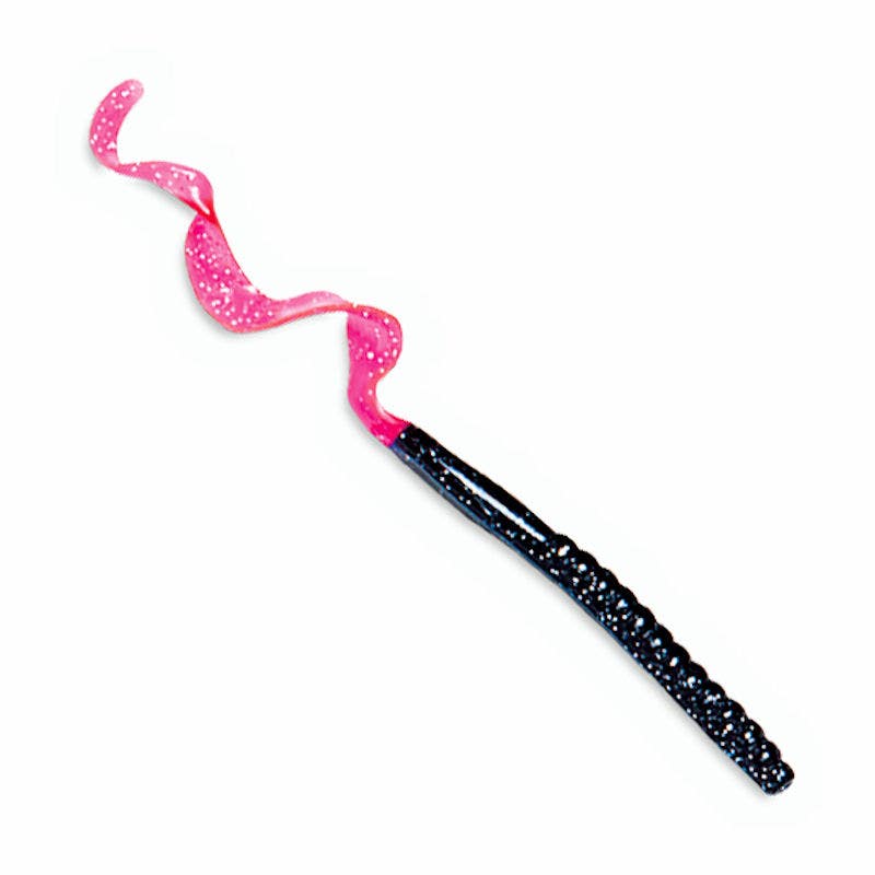 Culprit Original Worm - 7.5" Black/Fire Tail
