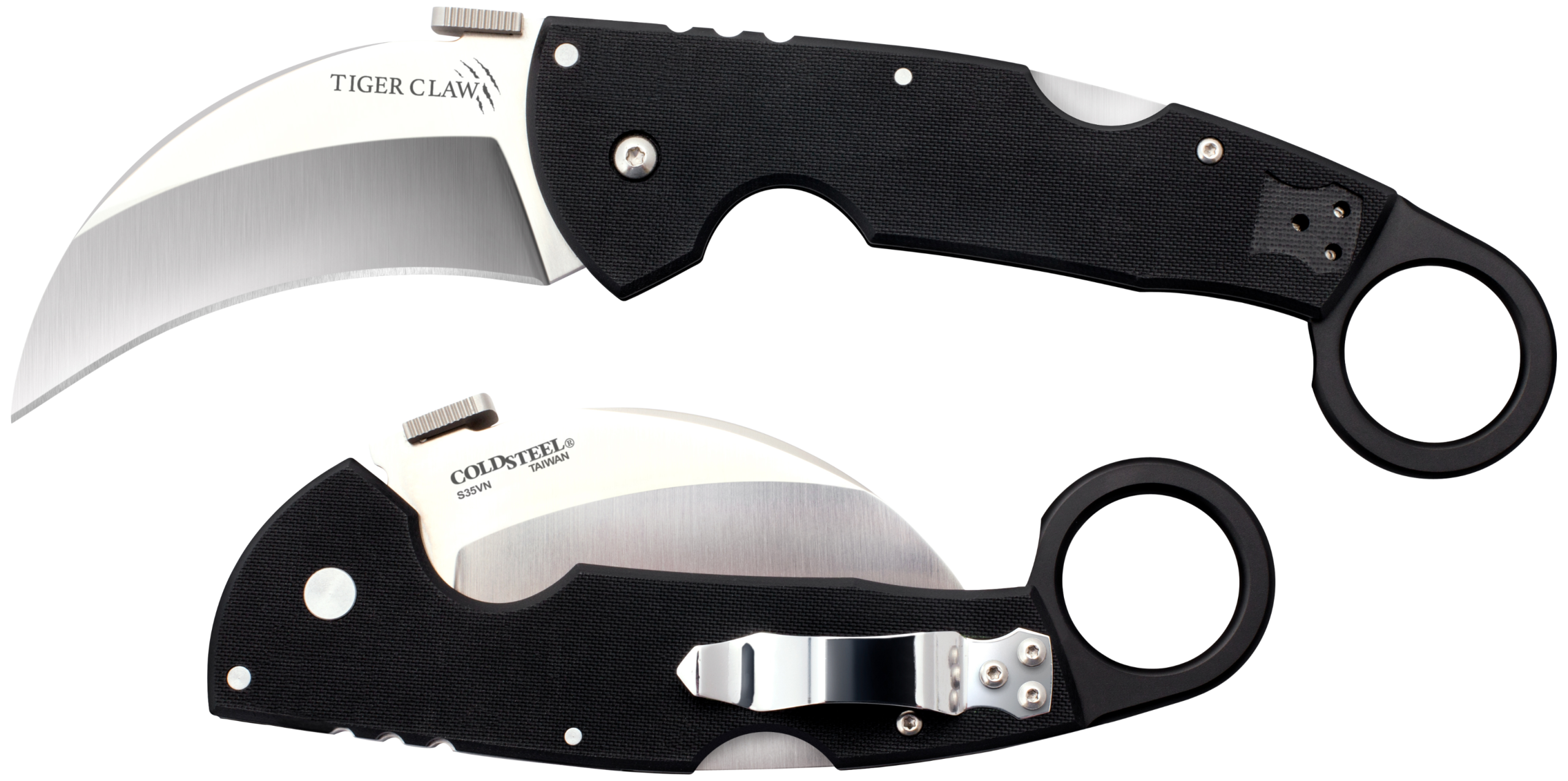 Cold Steel Tiger Claw, Cold Cs-22c           Tiger Claw Plain Edge 3"