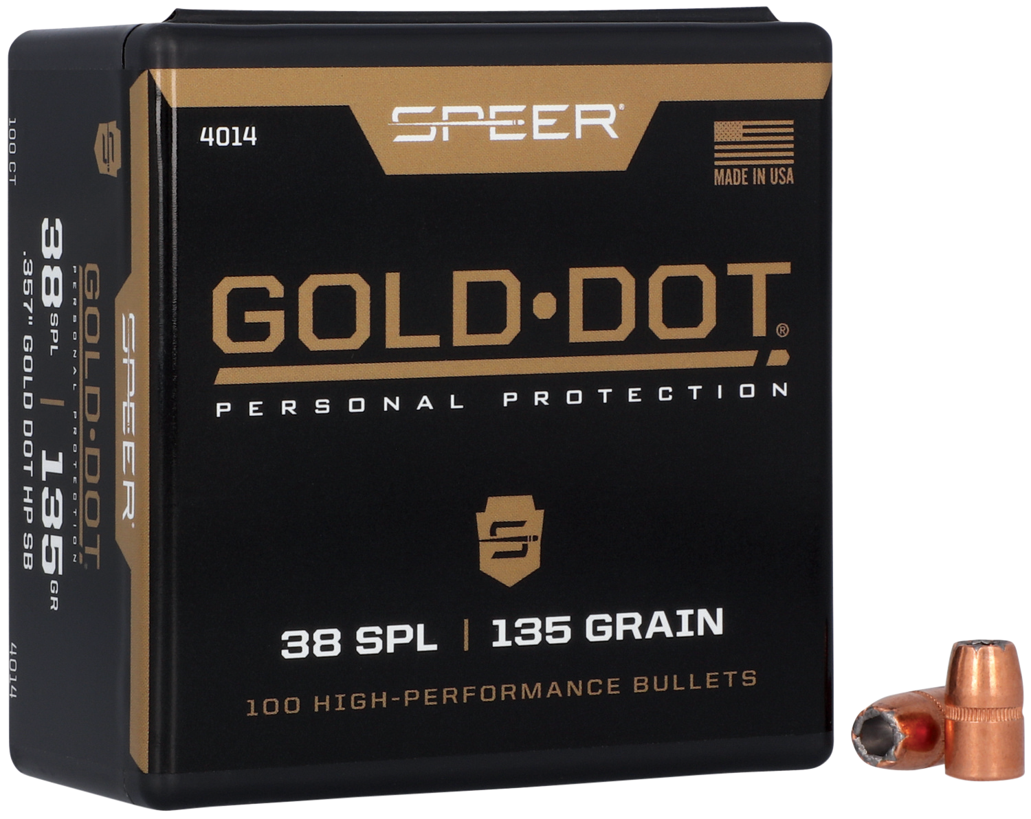 Spr Gold Dot .357 135gr Hp Sb 100ct