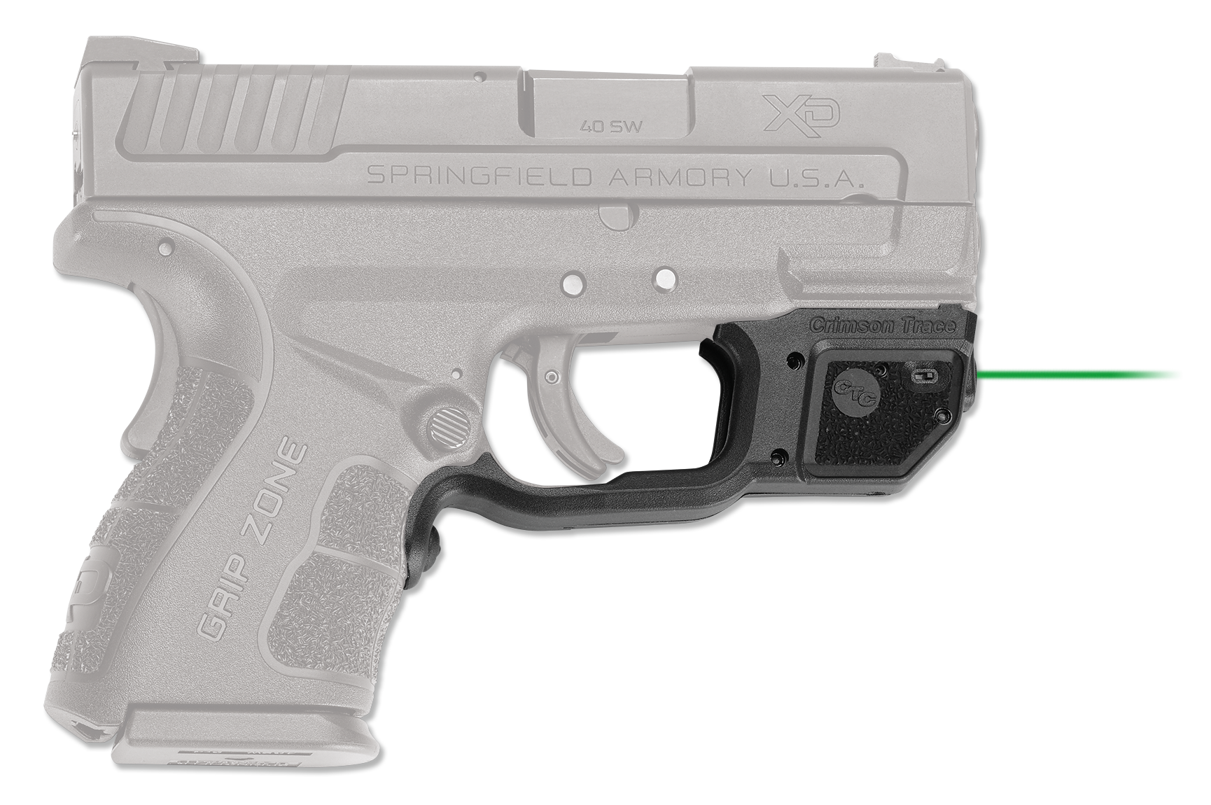 Crimson Trace Lg-496g Green Laserguard, Crim 0163301    Lg496g Laserguard Spg Xd Mod.2 Grn