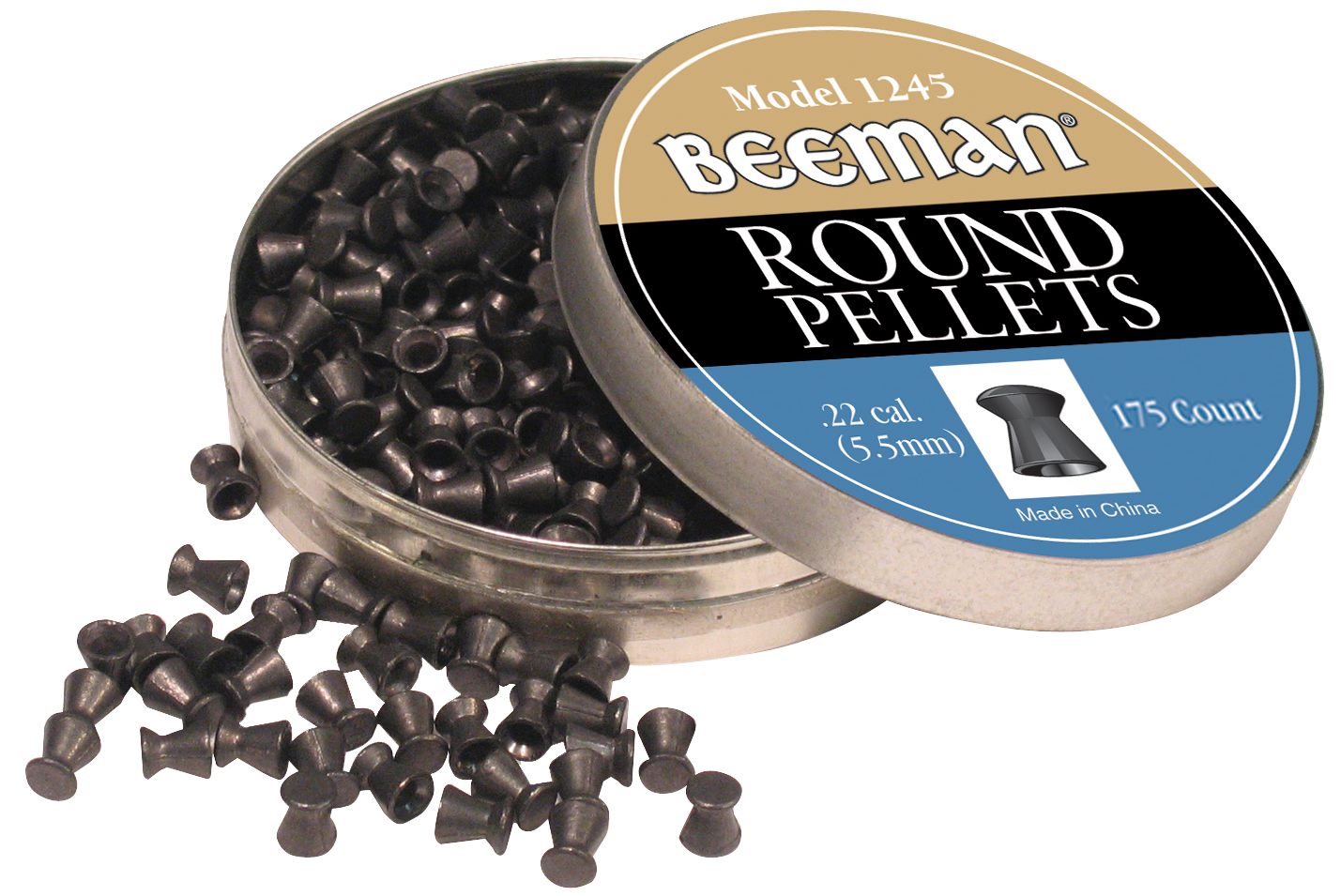 Beeman Pellets .22 Lead Round - Top 15.17gr 175 Pack