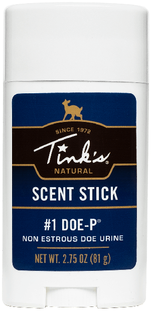 Dead Down Wind (arcus) #1 Doe-p, Tinks W6248    #1  Doe-p Calming Stick 2.75oz