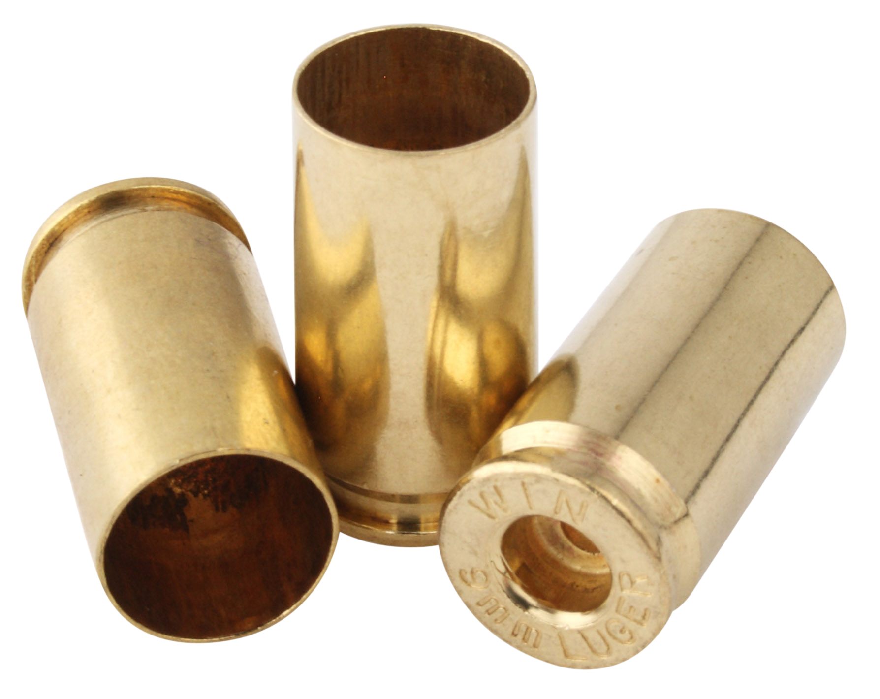 Top Brass Once Fired Unprimed - Brass 9mm 250ct Pouch!