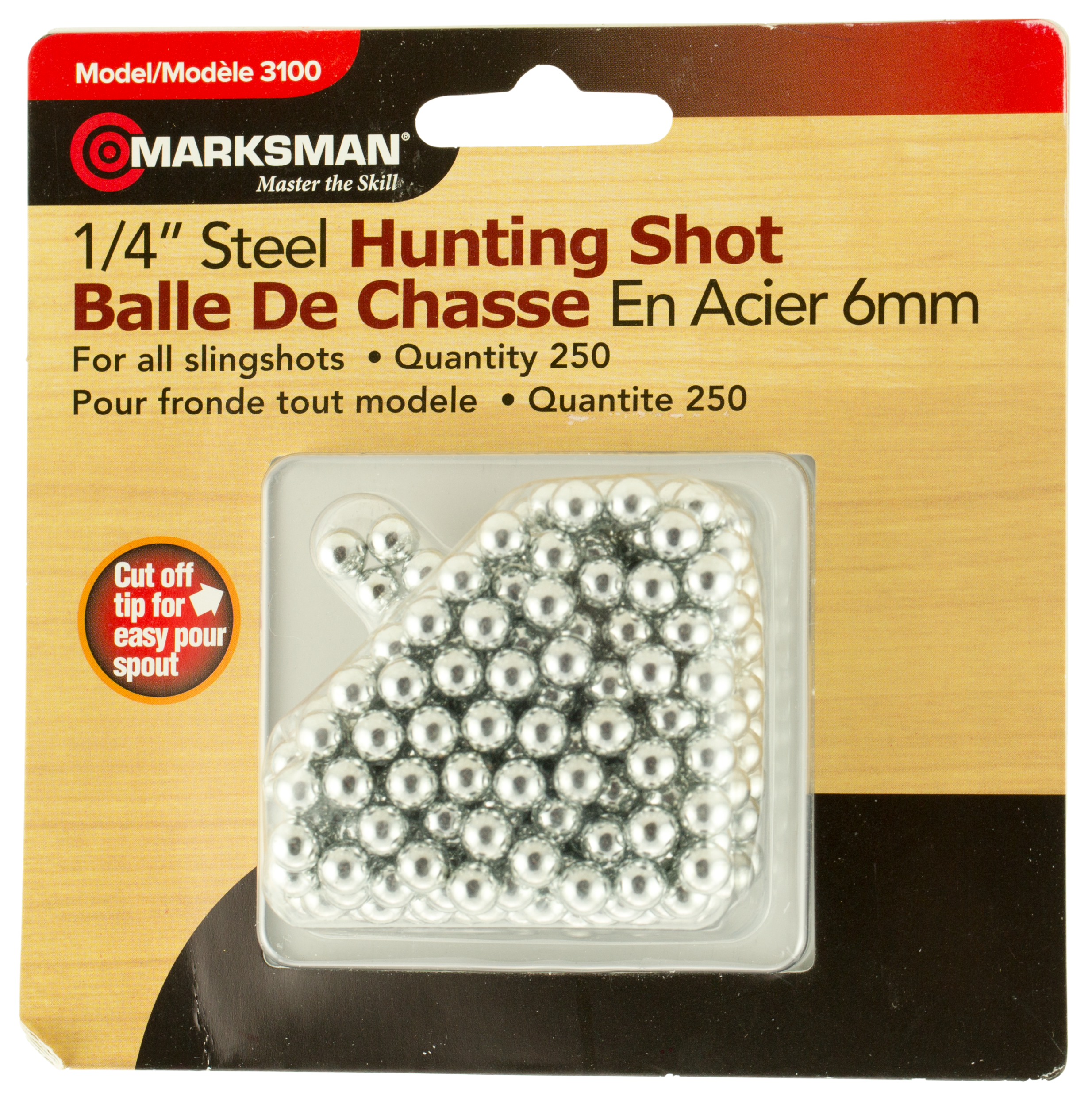 Marksman Marksman 3100, Mrk 3100     Marksman 1/4in Steel Shot       250ct