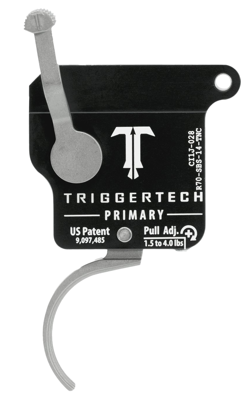 Triggertech Rem 700 Primary Single Stage Triggers Stainless Traditional Curved Top Safety Rh