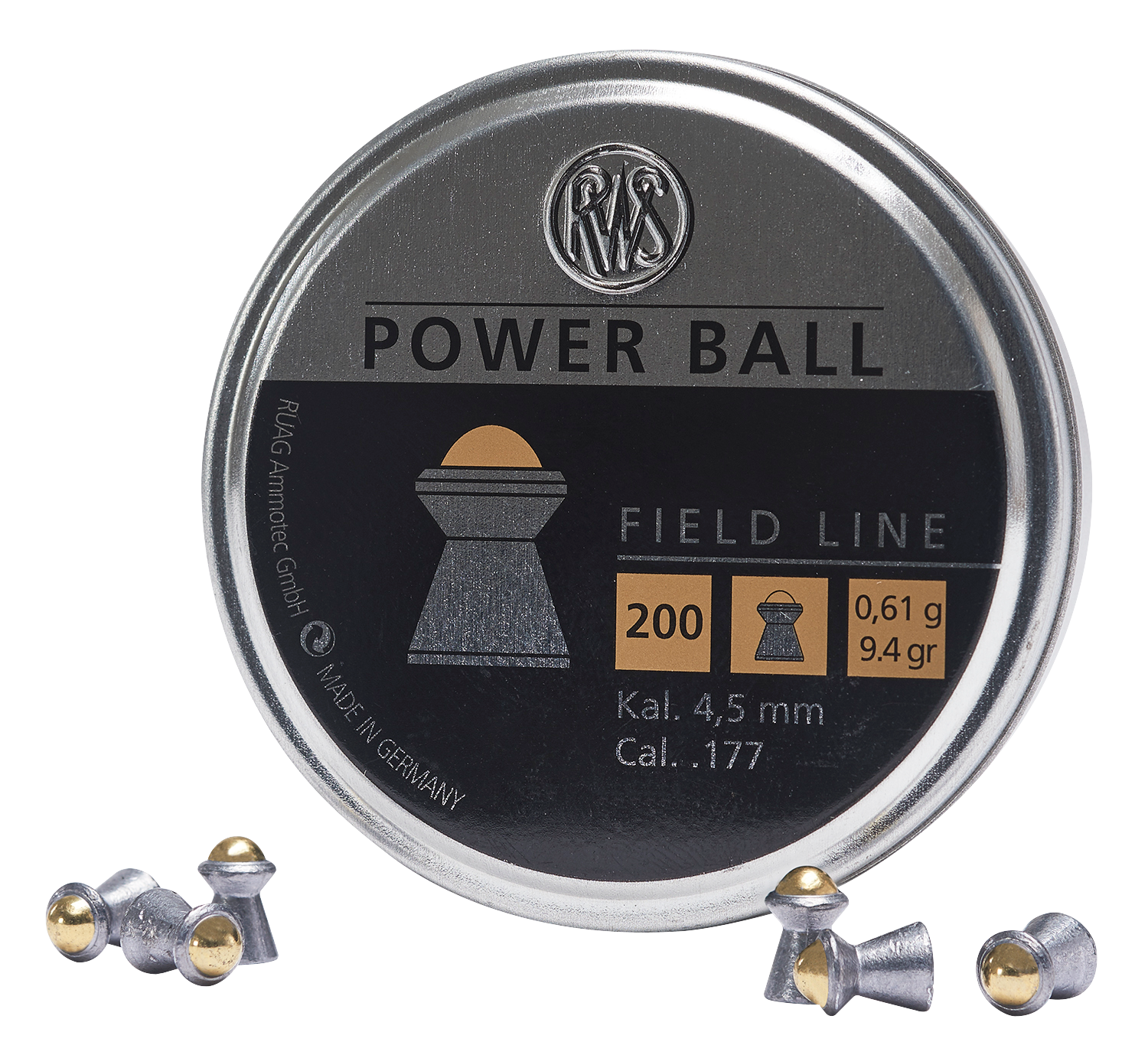 Rws Power Ball, Rws 2317414 Rws Powerball      .177 Pellets  200