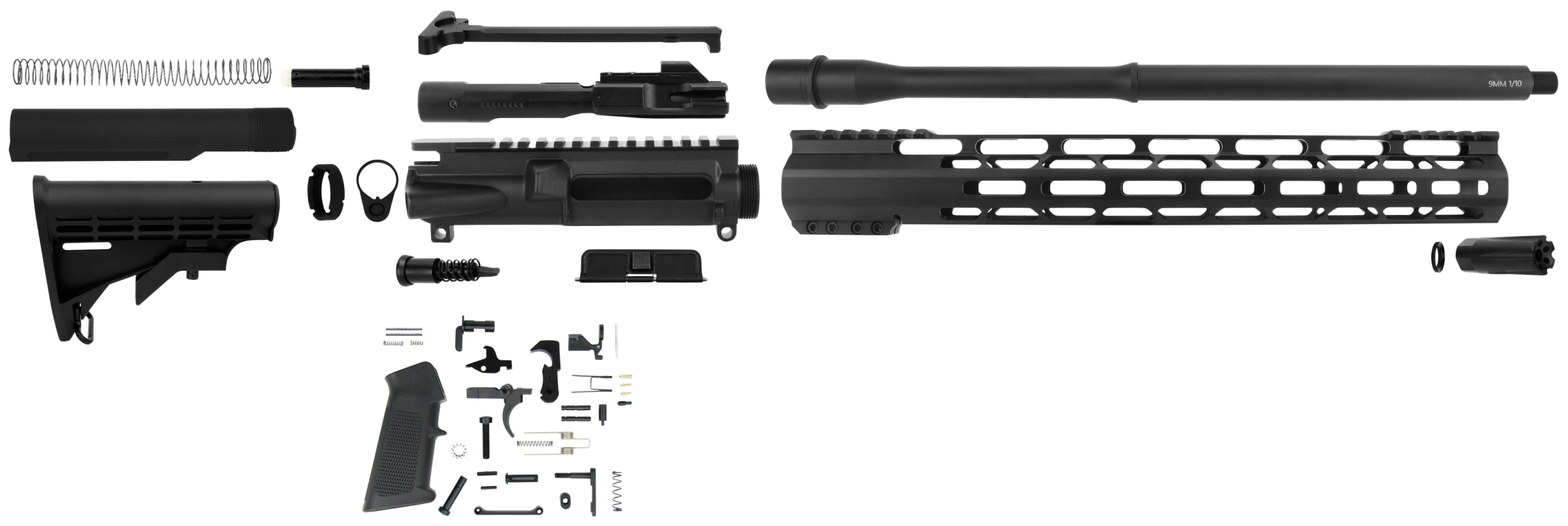 Tacfire Ar Build Kit, Tacfire Ss-rk9mm-16-lpk        9mm   Rfl Build Kit