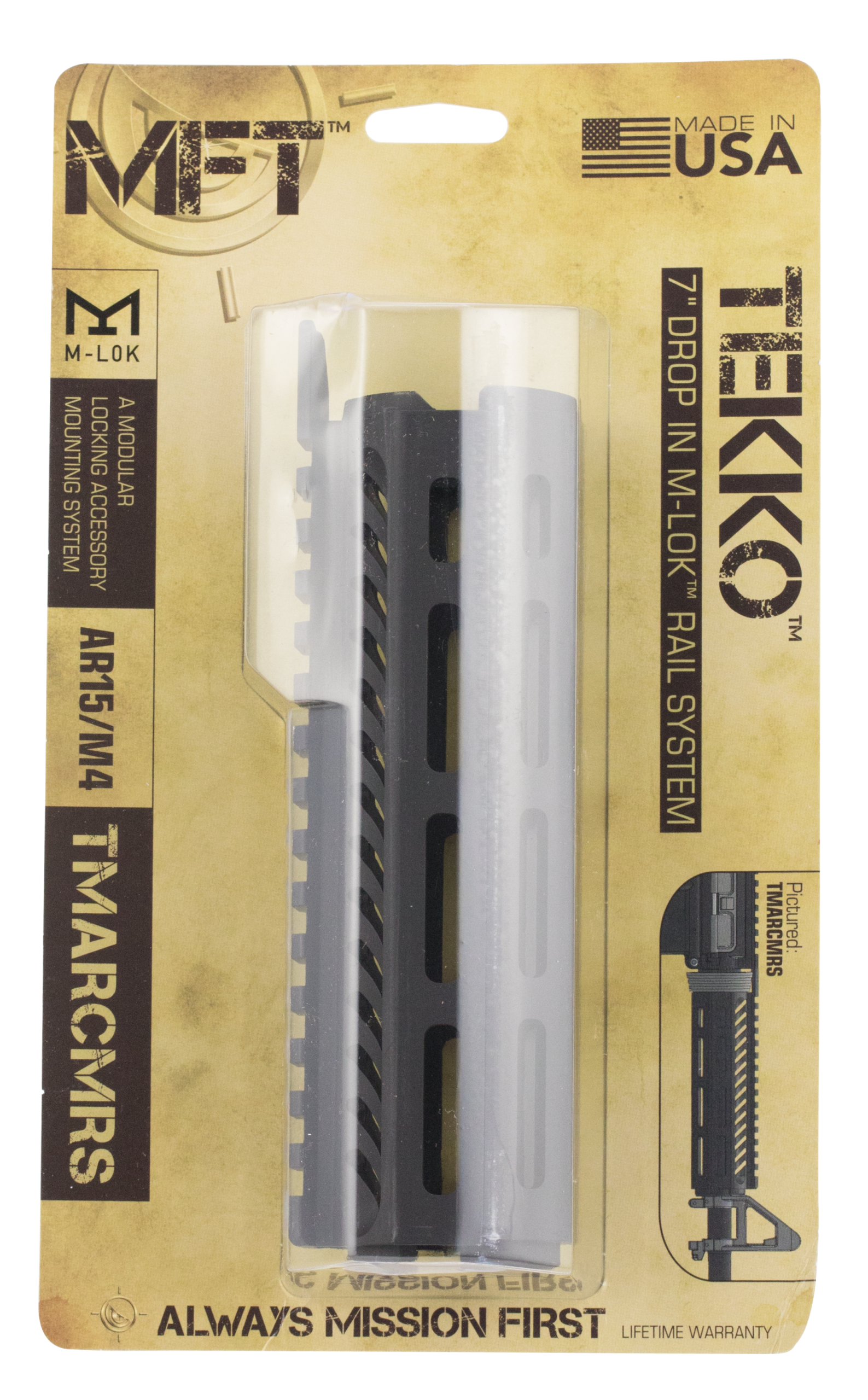 Mission First Tactical Tekko, Mft Tmarcmrs Tekko Drop In 7" Rl Mlok