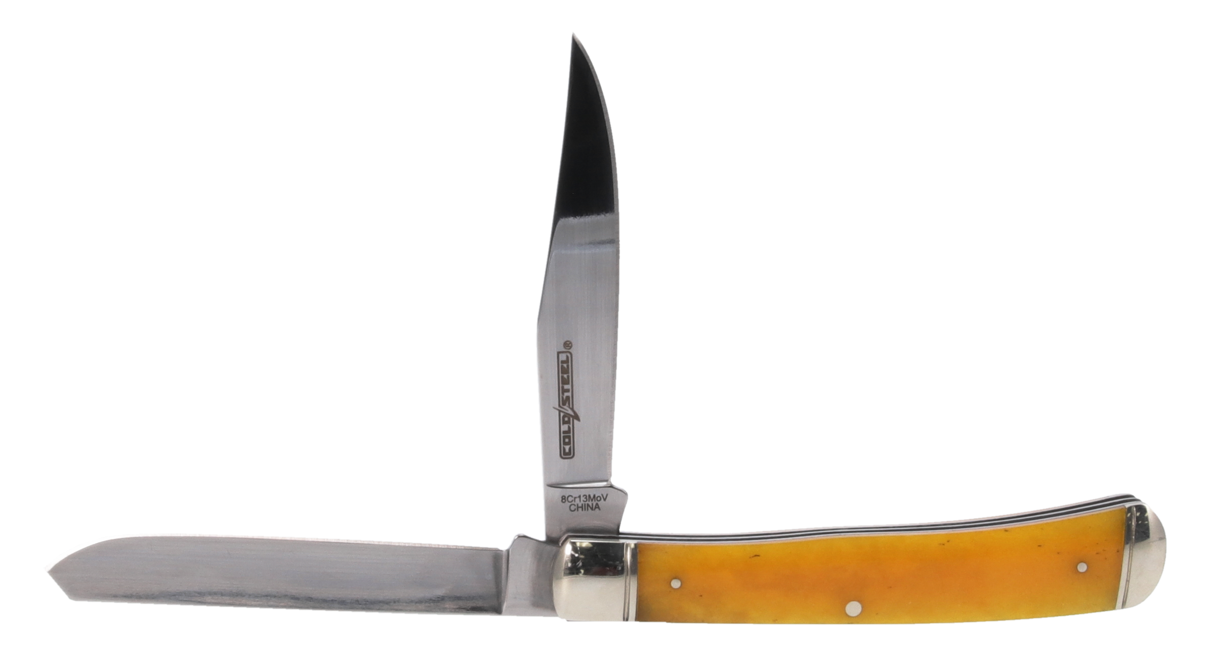 Cold Steel Trapper, Cold Cs-fl-trpr-y  Trapper Knife (2)3.3" Yel