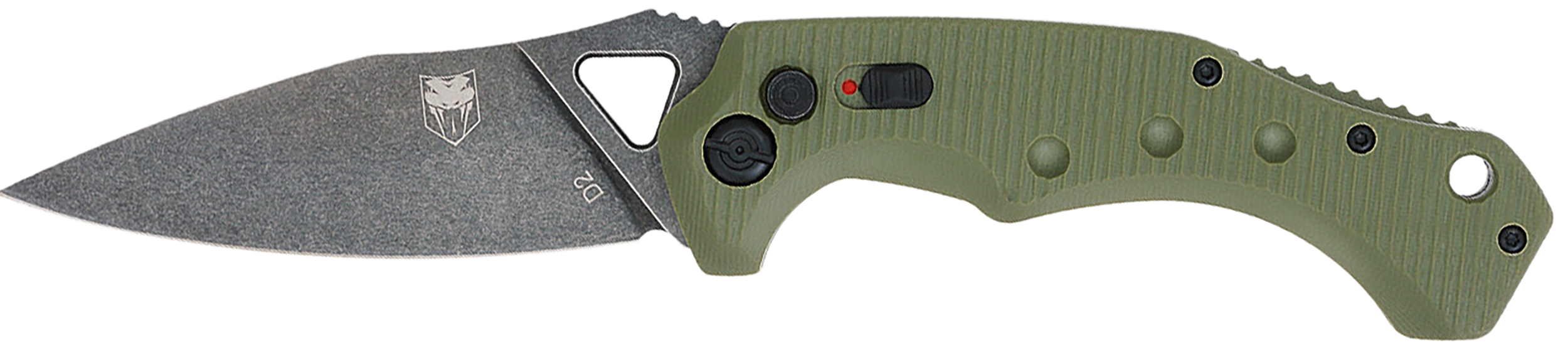 Cobra Tec Knives Llc Ryker, Cobra Odgafryk       Od Green Auto Folding Ryker
