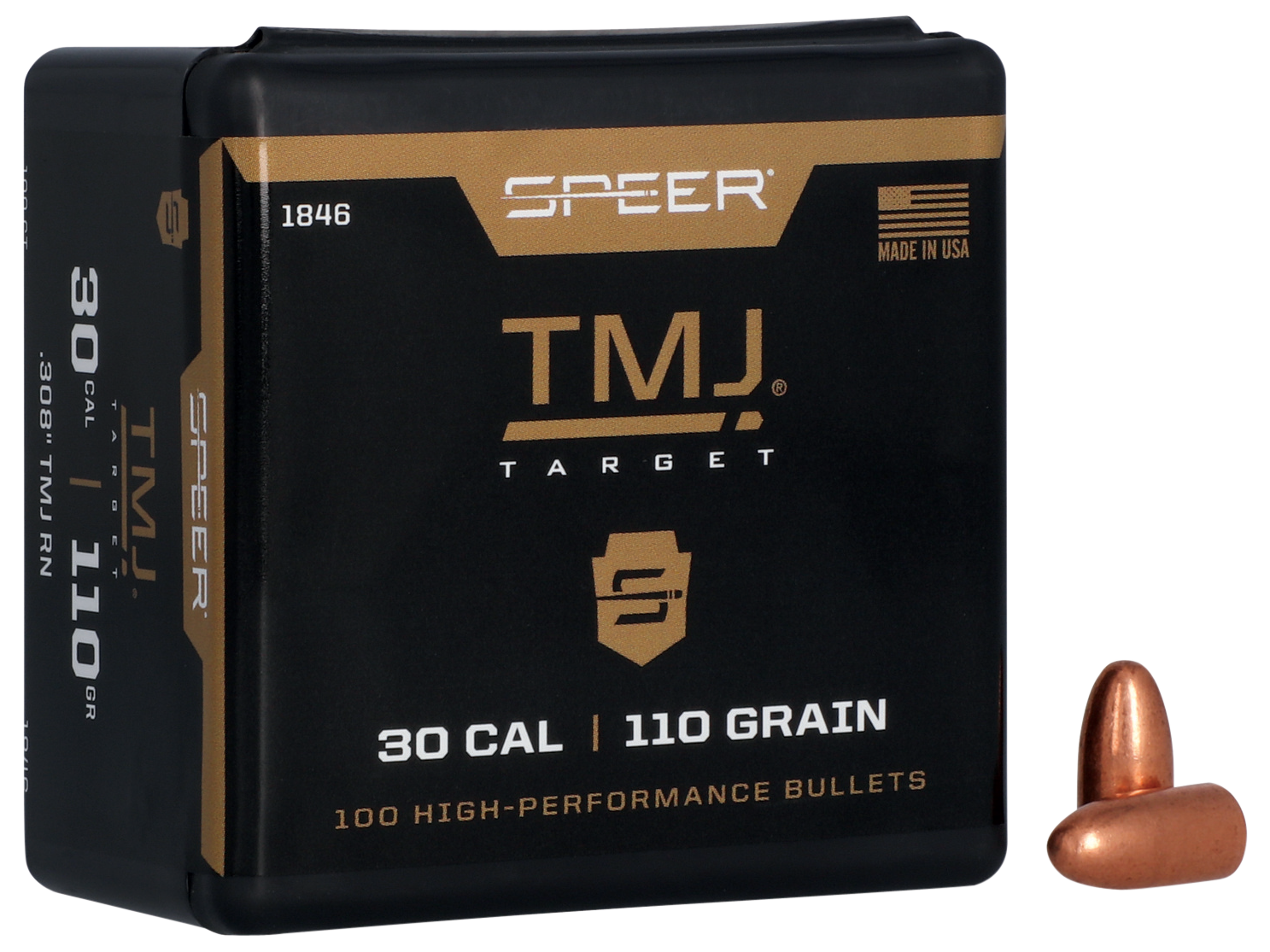 Speer Ammo Tmj, Speer 1846 Bull .308 110 Tmj Rn 100/5