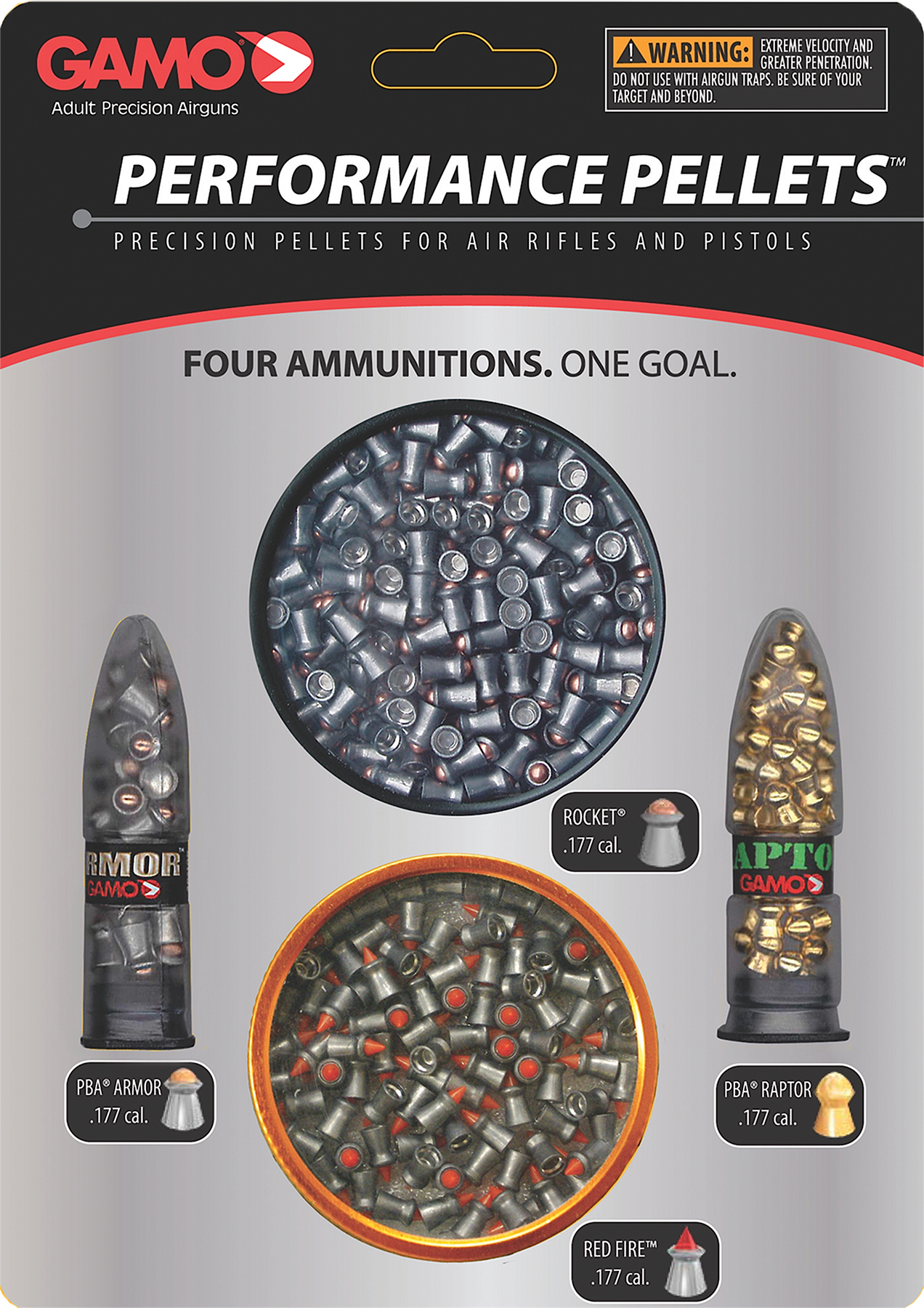 Gamo Combo Pack Performance .177 Pel
