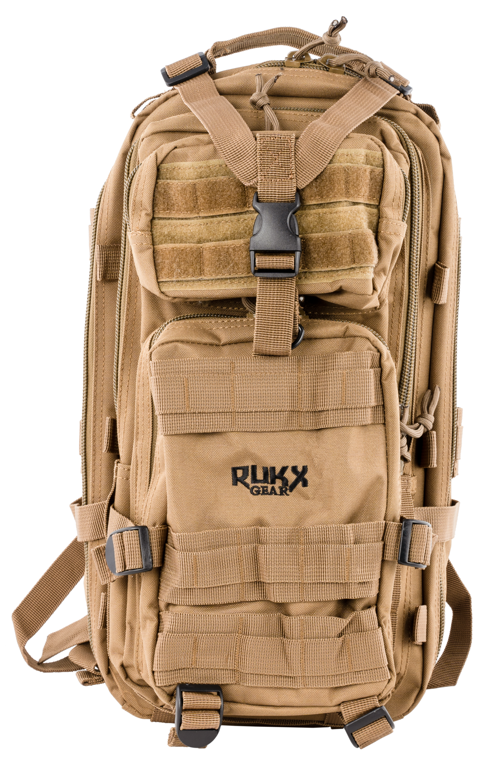 Rukx Gear Tactical, Rukx Atict1dt   Tact 1 Day Backpack Tan