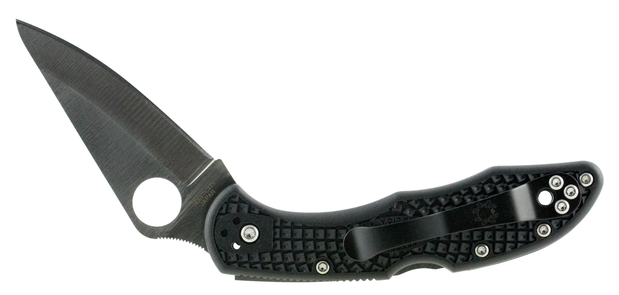 Spyderco Delica 4, Spy C11pbk         Delica 4  Pln   Dp     2.88 Blk