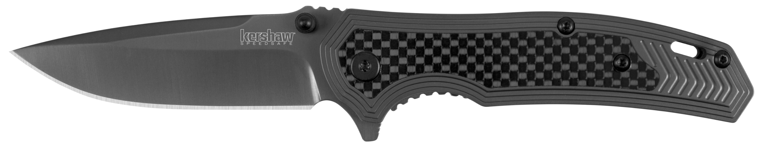 Kershaw Fringe, Ker 8310        Fringe  Gray Pvd Coating/cf Insert