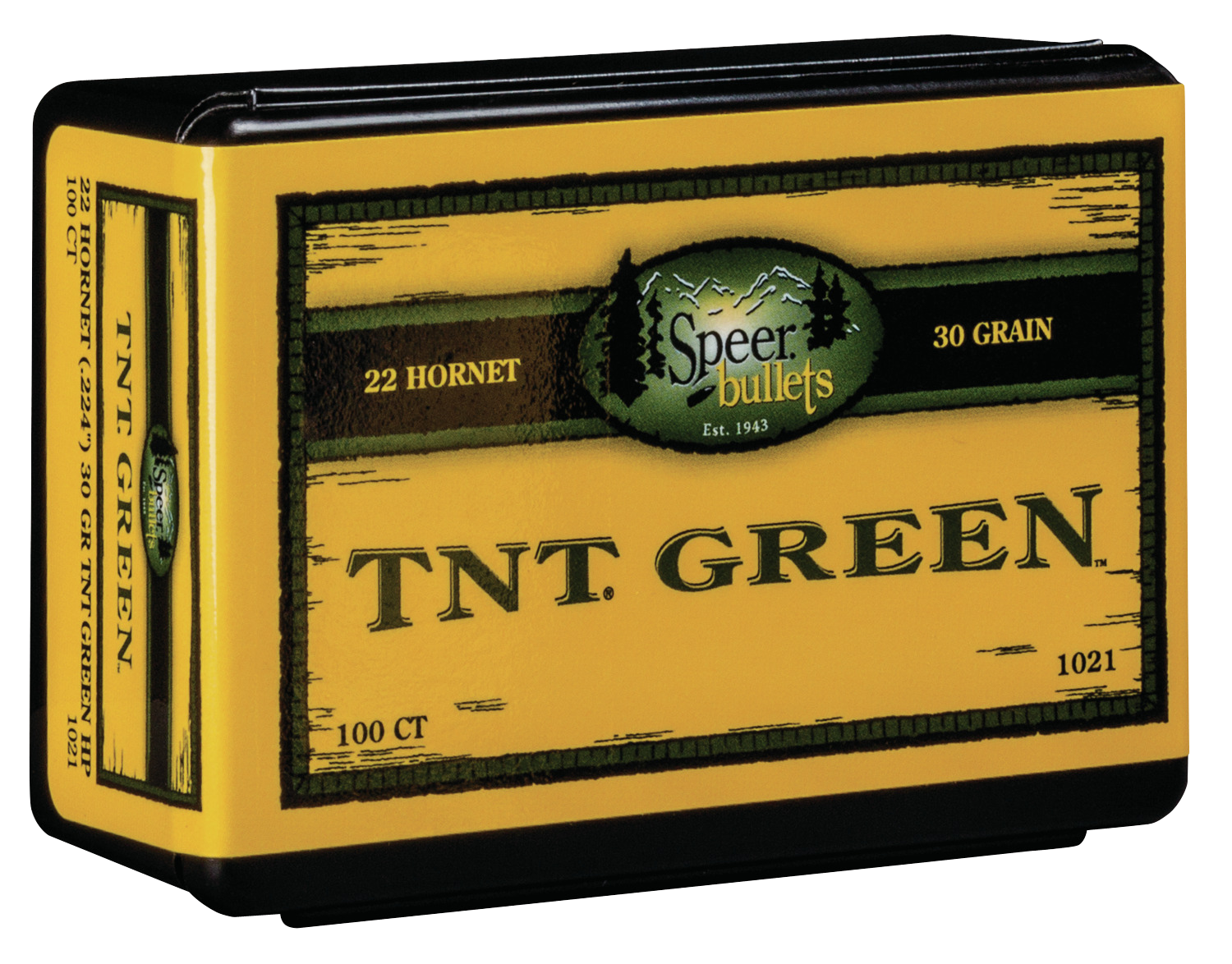 Speer Ammo Tnt Green, Speer 1021 Bull .224 30 Tntgrn 100/5