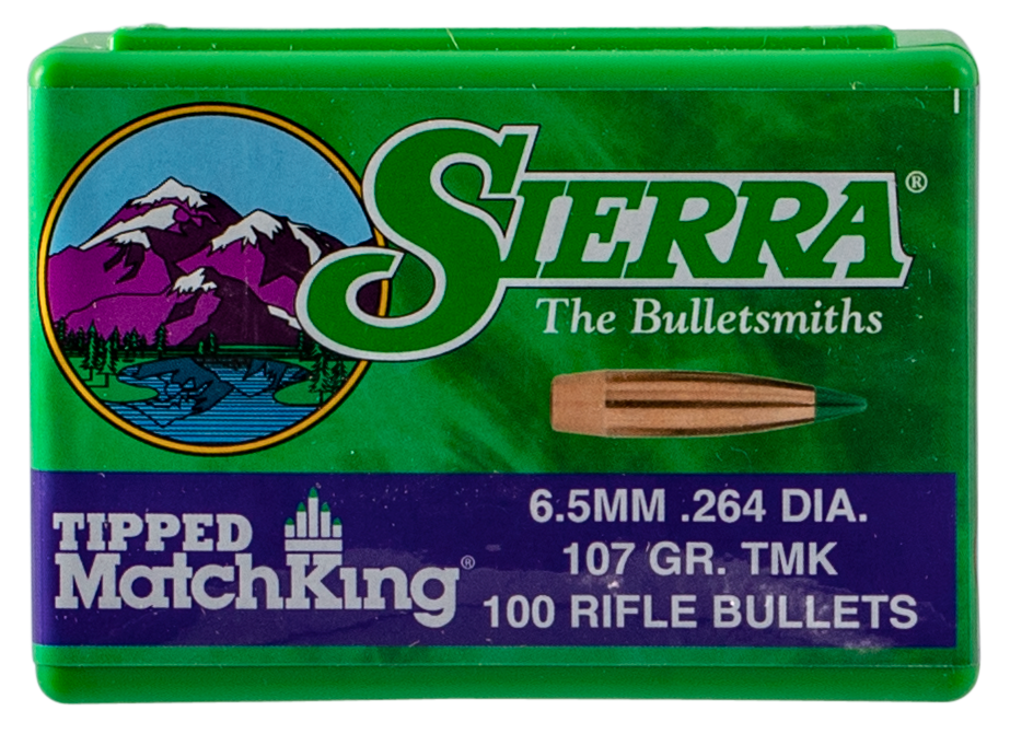 Sierra Bullets 6.5mm .264 - 107gr Hpbt Match Tmk 100ct