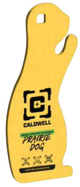Caldwell Ar500 Rimfire Prairie - Dog Target 1/4" Yellow