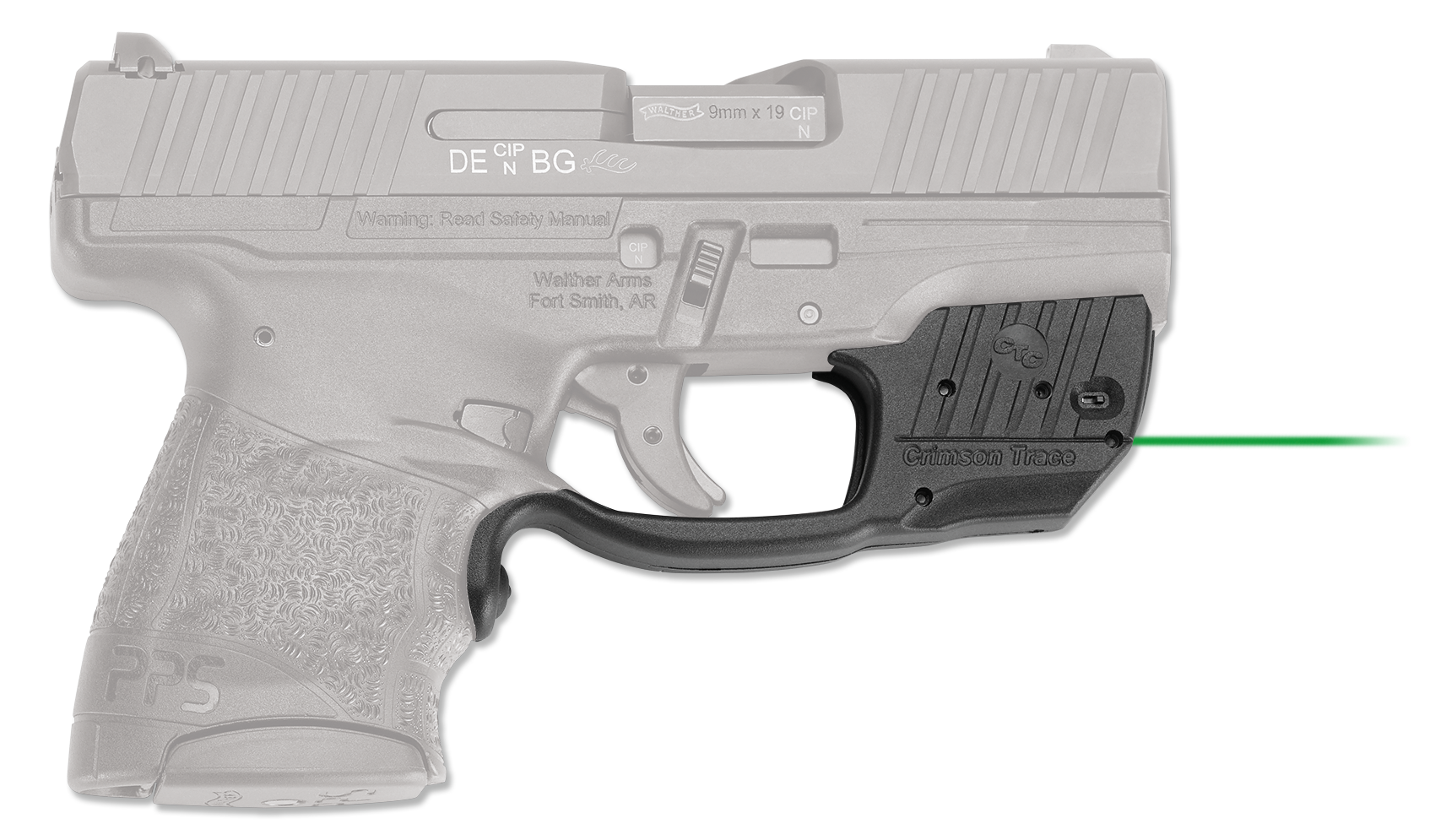 Crimson Trace Lg-482g Green Laserguard, Crim 0158101 Lg482g Laserguard Pps M2 Grn