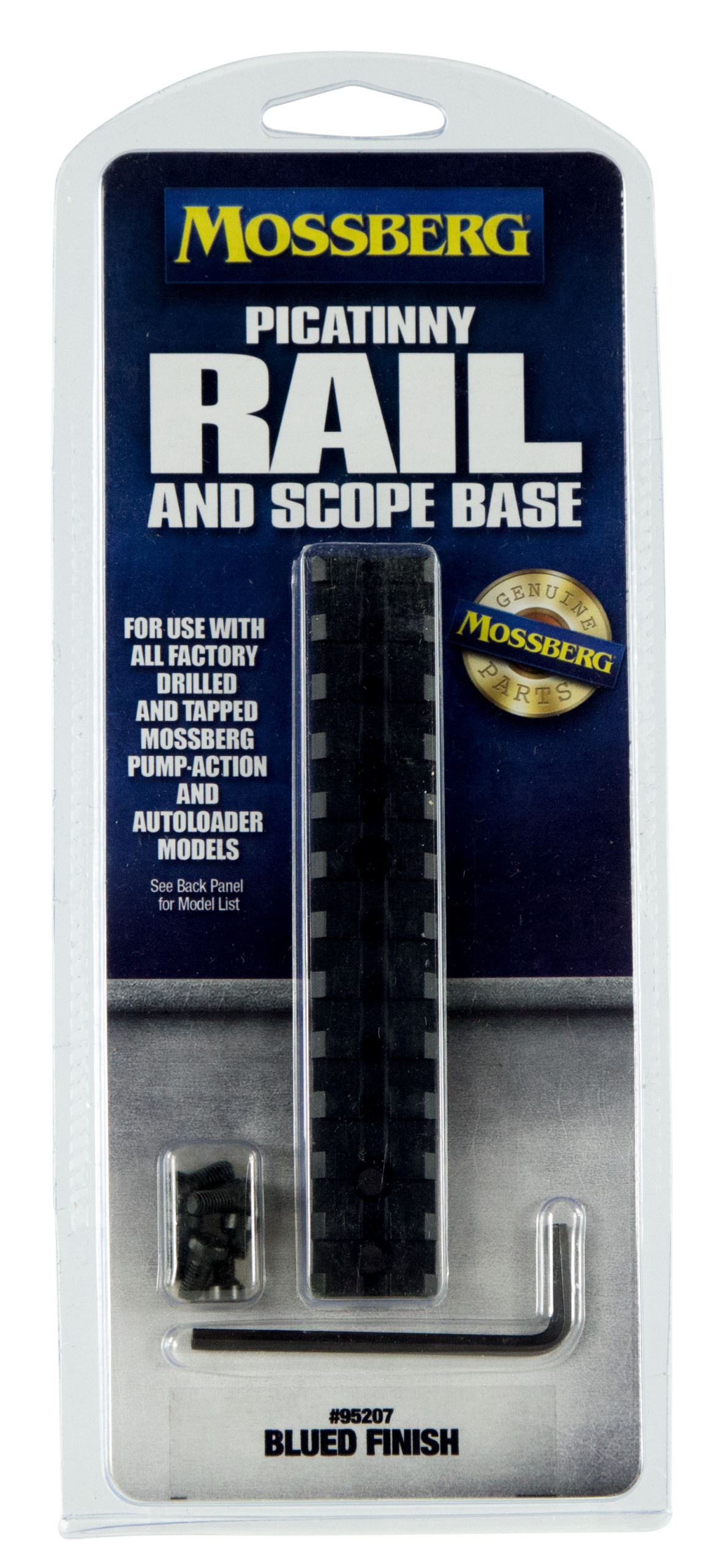 Mossberg Picatinny Rail/scope Mount, Moss 95207 Pict Rail Fits Shotguns