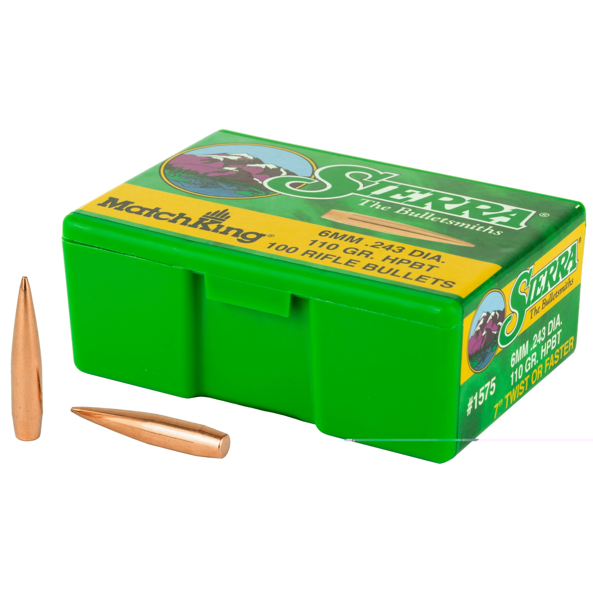 Sierra Bullets 6mm .243 - 110gr Hp-bt Match 100ct