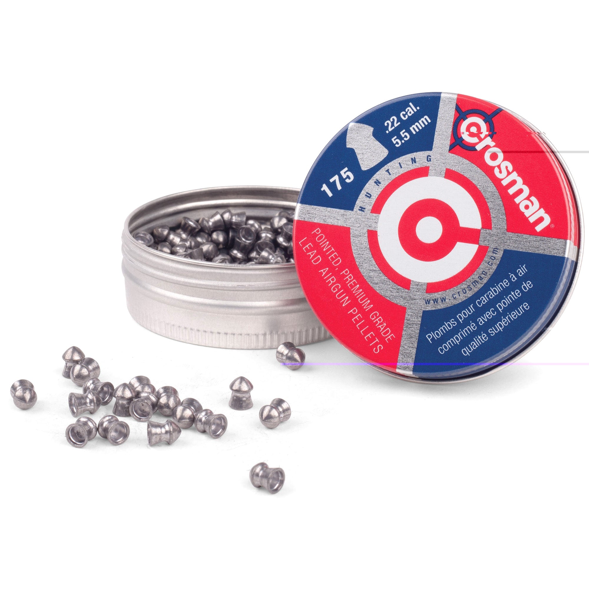 Crosman Pointed Pellets .22 Cal. 175 Pk.