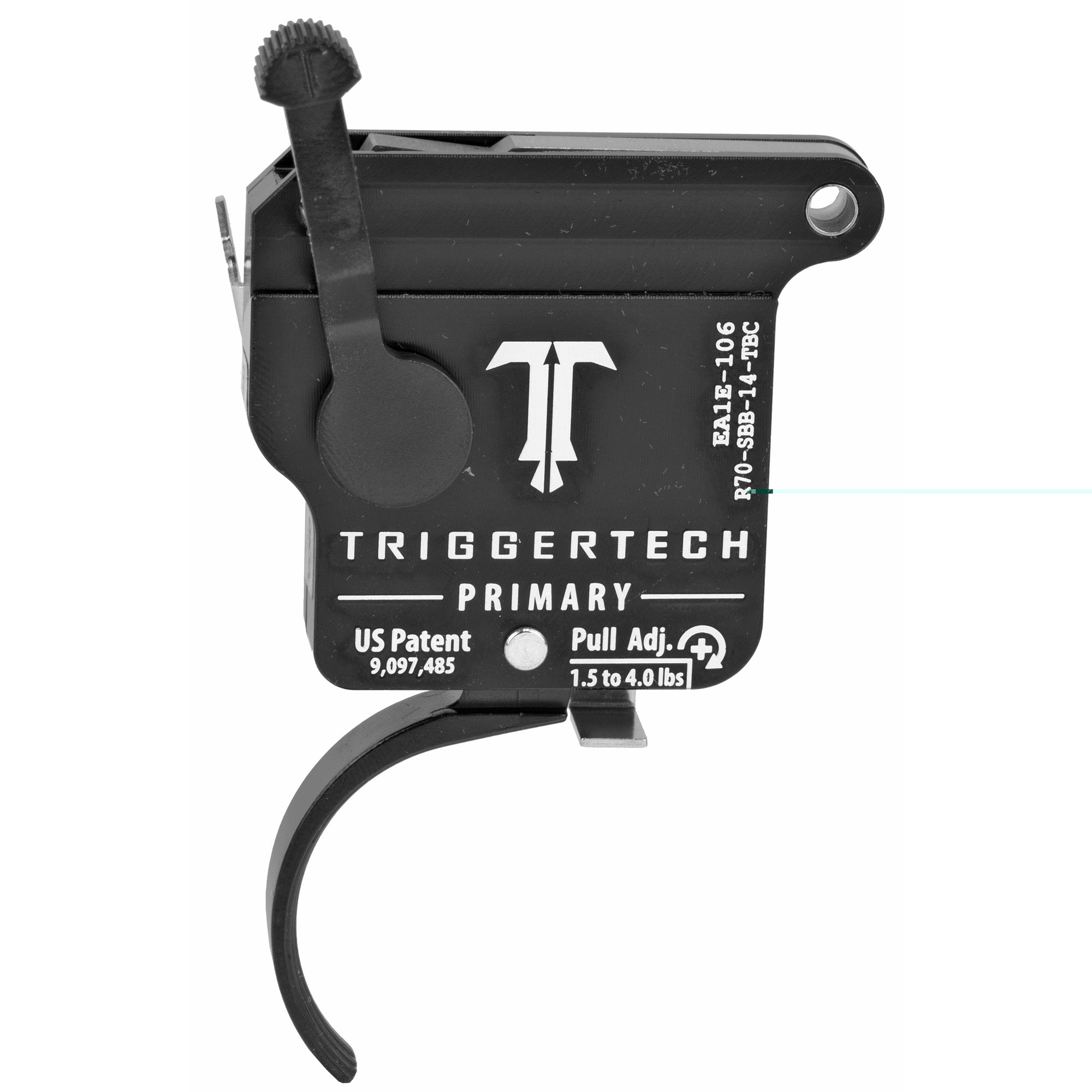 Triggertech Rem 700 Primary Single Stage Triggers Factory Pvd Black Traditional Curved Top Safety Rh