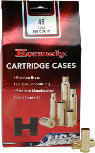 Hornady Pistol Cartridge Cases 45 Colt Unprimed 100 Pk.