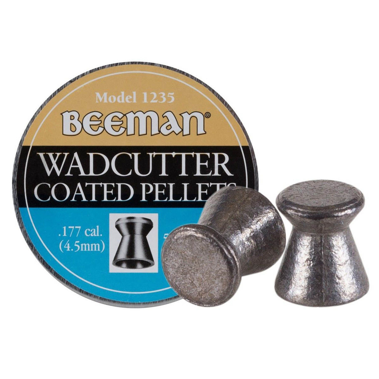 Beeman 177 Cal. Wadcutter Coated Airgun Pellet (500)