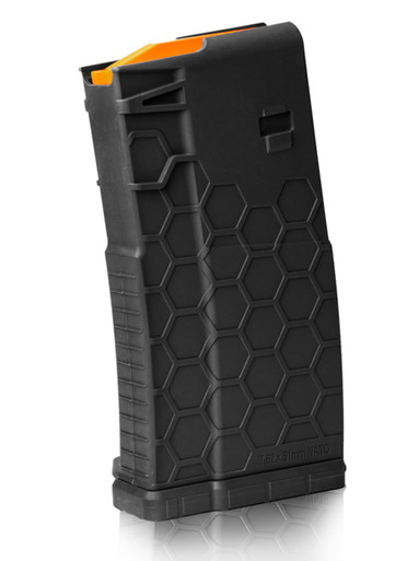 Hexmag HX20SR25BLK AR-10 .308 Winchester 20Rnd Black PolyHex2 Composite Magazine