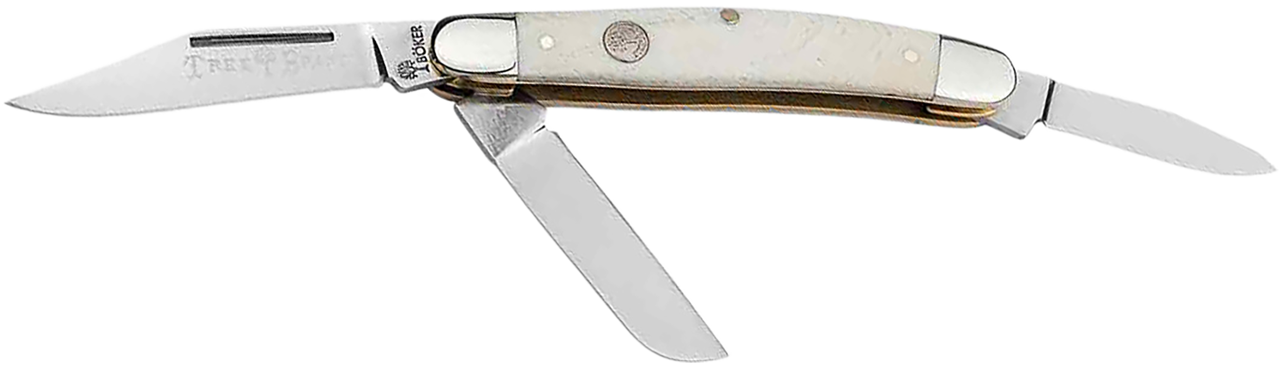 Boker Stockman, Bok 110854    Trad Ser 2.0 Med Stckmn Smooth White