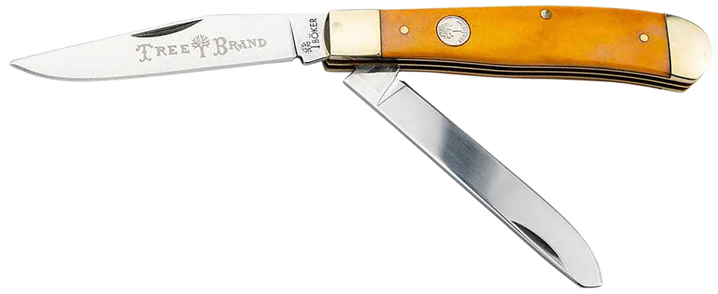 Boker Trapper, Bok 110835     Trad Ser 2.0 Trapper Smooth Yellow