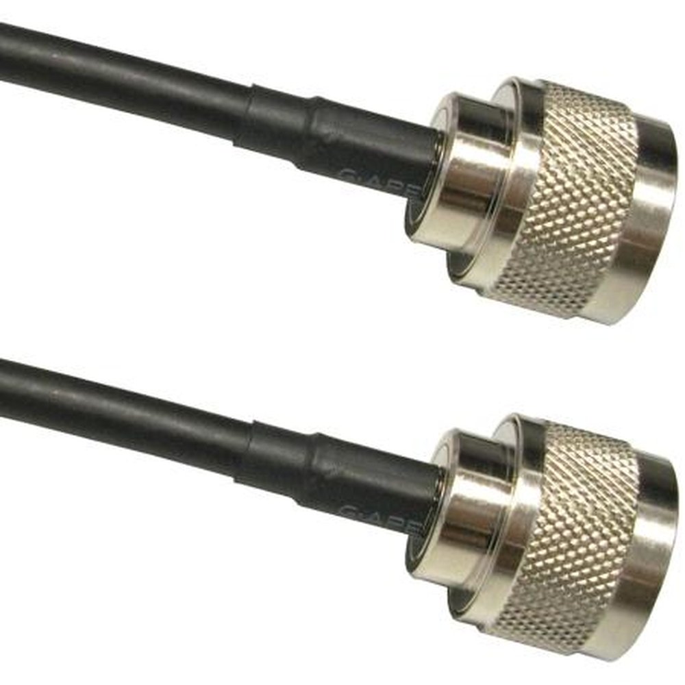VENTEV 195-07-07-P12" 12" TWS-195 Antenna Extension Cable with N Male to N Male Includes Heat Shrink