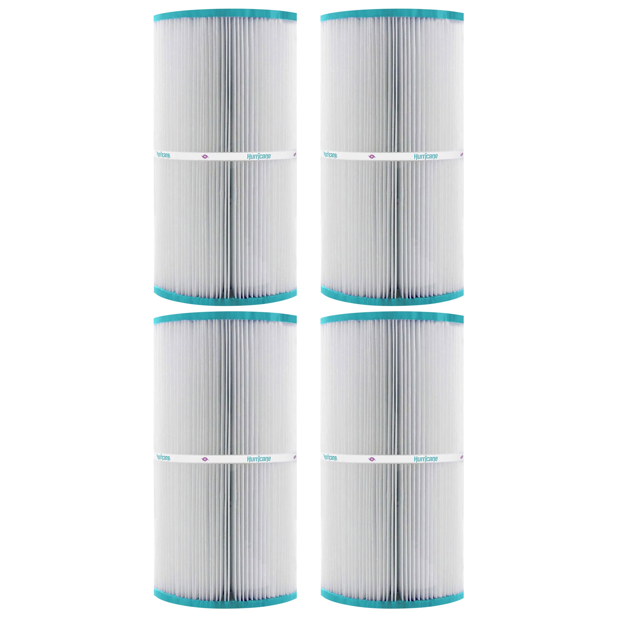 Hurricane 4 Pack HF5601-01 Advanced Pool and Spa Filter Cartridge Replacement
