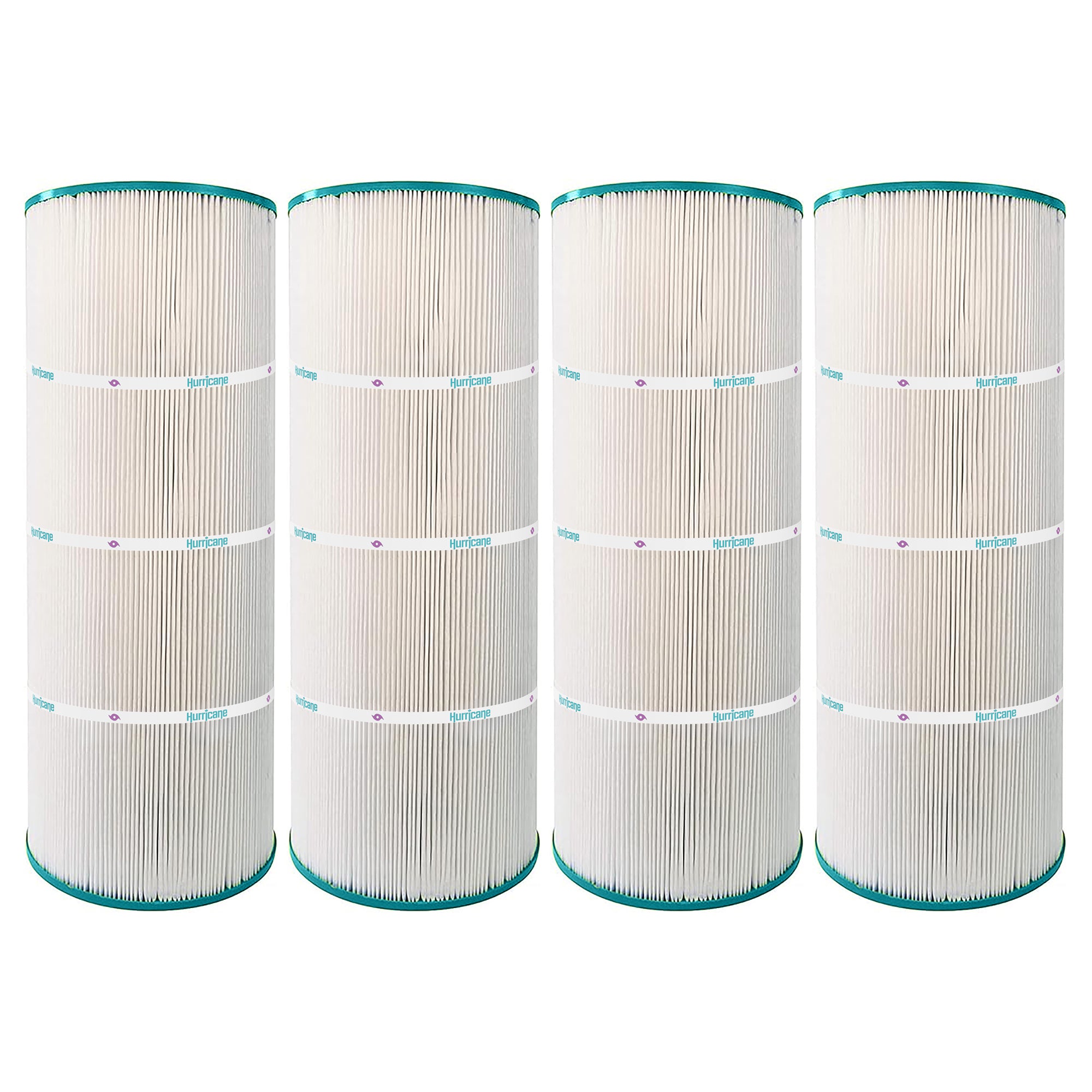 Hurricane 4 Pack HF8610-01 Advanced Pool and Spa Filter Cartridge Replacement