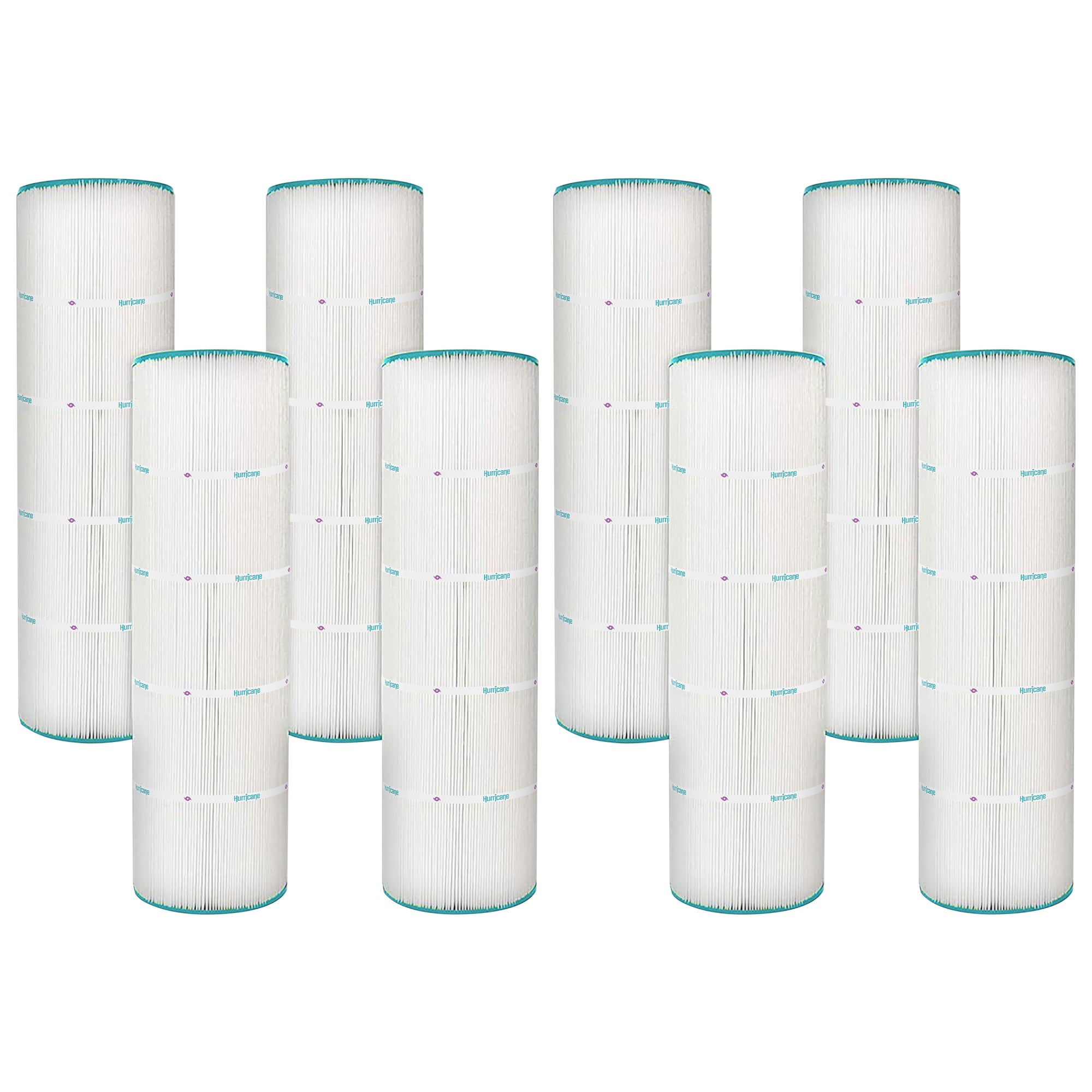 Hurricane 8 Pack HF7468-04 Advanced Pool and Spa Filter Cartridge Replacement