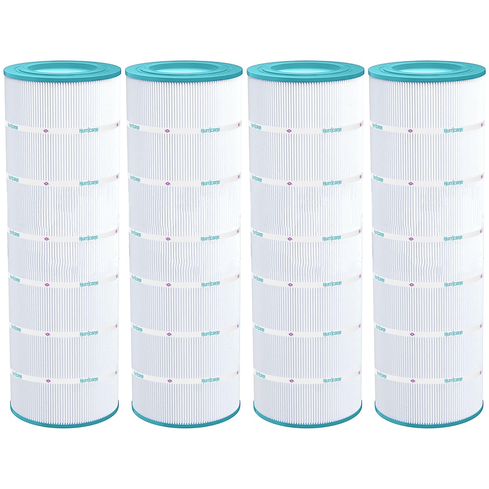 Hurricane 4 Pack HF9419-01 Advanced Pool and Spa Filter Cartridge Replacement