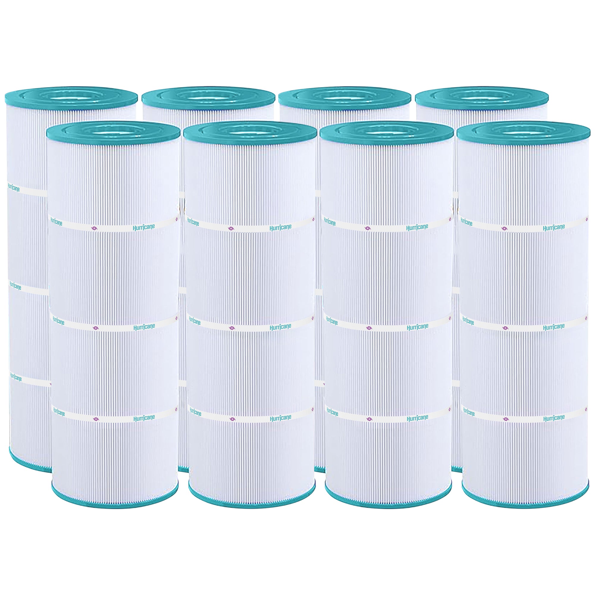Hurricane 8 Pack HF7483-04 Advanced Pool and Spa Filter Cartridge Replacement