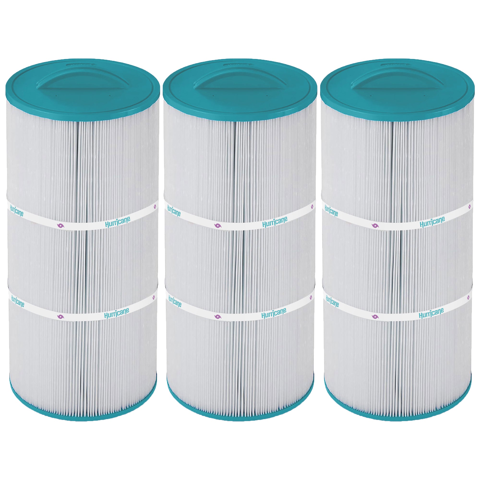 Hurricane 3 Pack HF7375-01 Advanced Pool and Spa Filter Cartridge Replacement